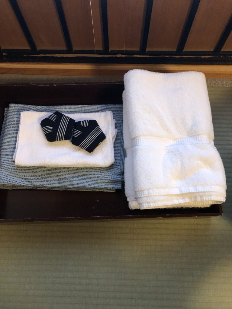 浴衣とタオル