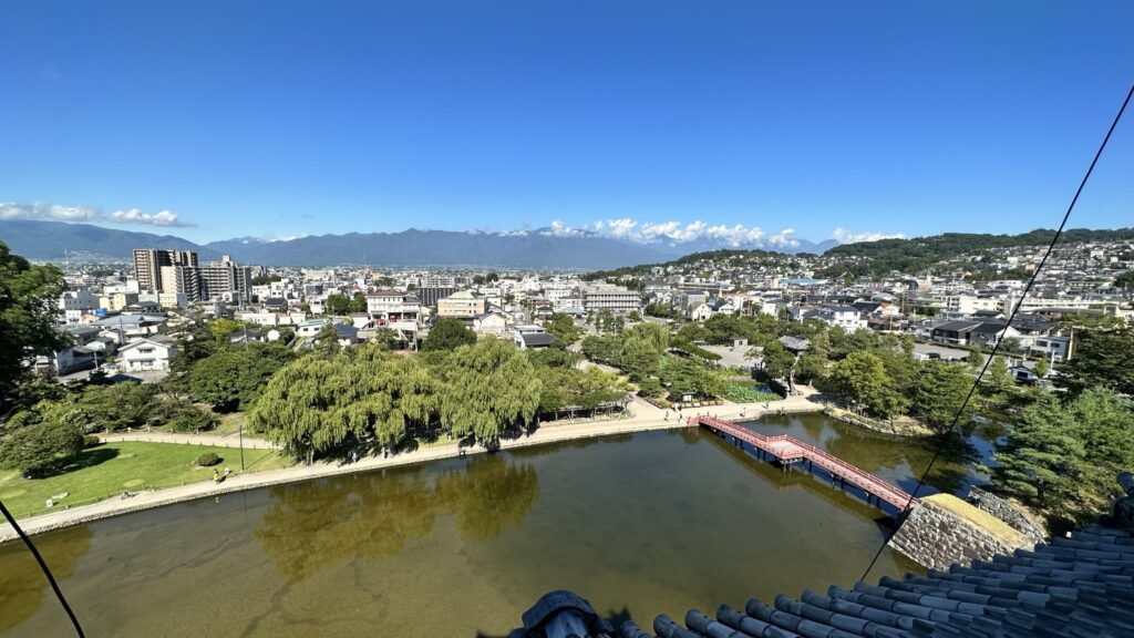 松本城天守からの眺め