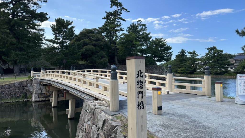 再建された北惣門橋