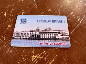 ロイヤル・ボー・リバージュの再乗船カード