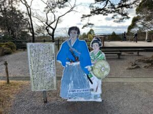 坂本竜馬とおりょうさんの看板