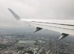 JAL便の窓からの景色