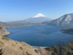 展望地から眺める富士山