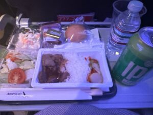 復路の機内食1回目